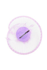 Classic Disc Fascinator with Feather Flower Detail
