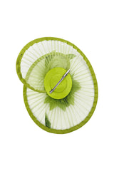 Classic Disc Fascinator with Feather Flower Detail