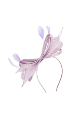 Sculpted Twist Mesh Fascinator Headband Turquoise