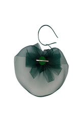 Elegant Mesh Fascinator Hat with Bow Detail for Weddings & Race Day