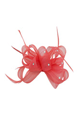 Embellished Diamond Mesh Bow Fascinator