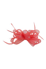 Embellished Diamond Mesh Bow Fascinator