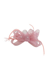 Embellished Diamond Mesh Bow Fascinator