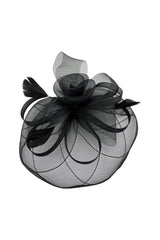 Large Mesh Bow Fascinator