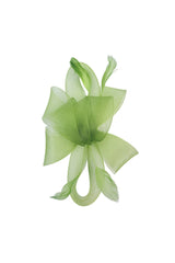 Elegant Mesh Bow Fascinator with Feather Detail