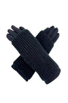 2-in-1 Cosy Knit Overlay Gloves