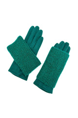 2-in-1 Cosy Knit Overlay Gloves