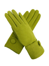 Women’s Classic Button Detail Gloves in Soft Cotton Blend