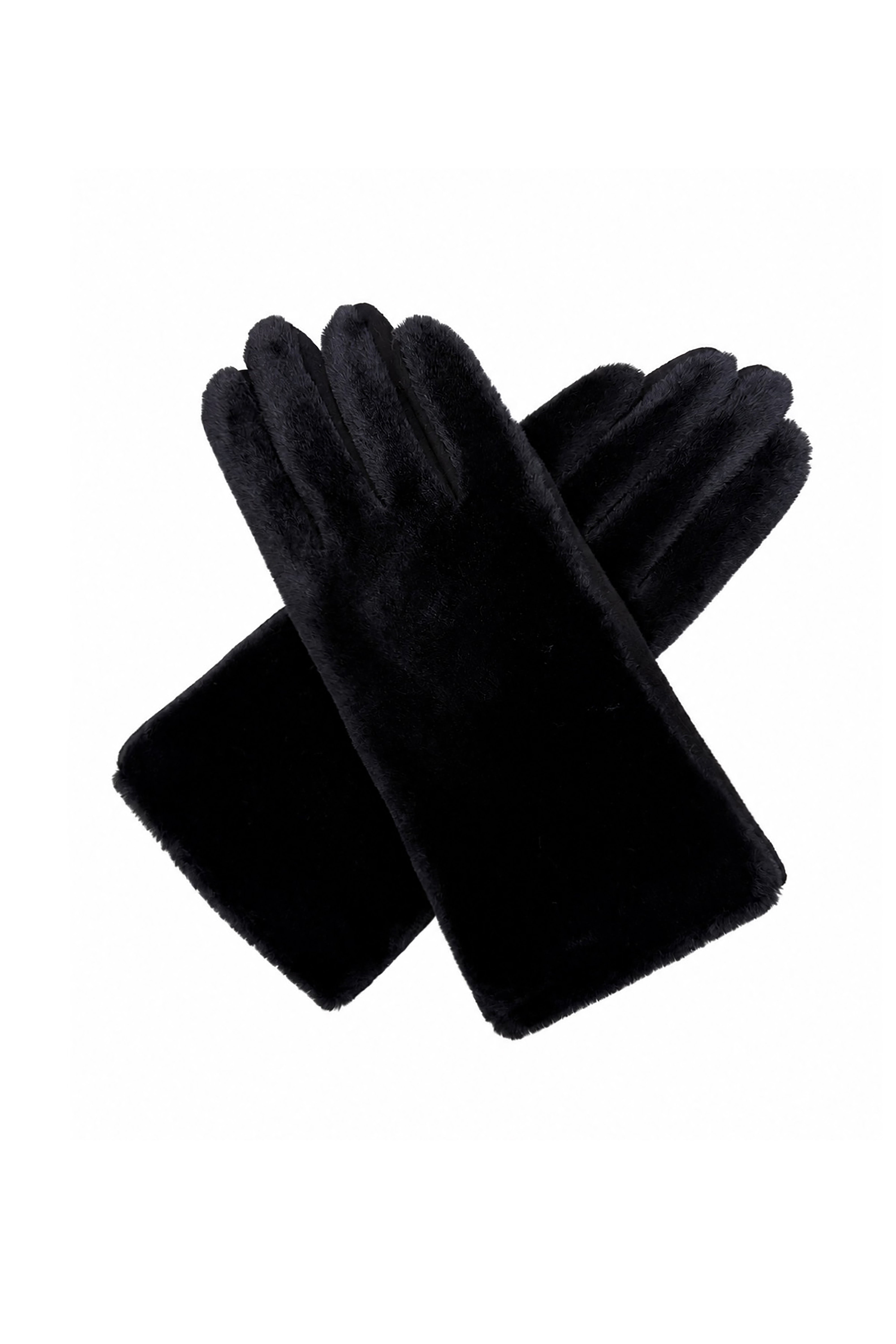 Women’s Soft Faux Fur Touchscreen Gloves