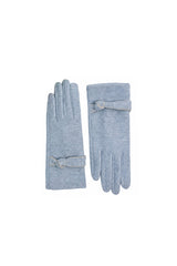 Women’s Soft Knot Detail Touchscreen Gloves