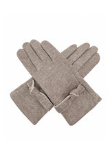 Women’s Soft Knot Detail Touchscreen Gloves