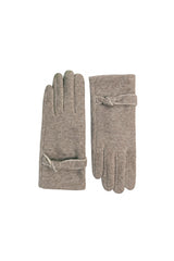 Women’s Soft Knot Detail Touchscreen Gloves