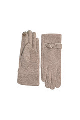 Women’s Soft Knot Detail Touchscreen Gloves