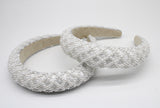 Luxury Pearl Padded Headband for Women