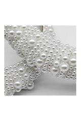 Clustered Large and Small Pearl Embellished Headband