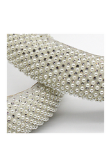 All-Over Small Pearl Embellished Headband