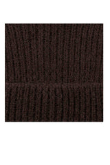Women’s Ribbed Knit Turn-Up Cat Ear Beanie Hat