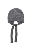 Women’s Soft Knit Tie Bonnet Hat with Chin Ties