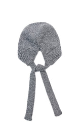 Women’s Soft Knit Tie Bonnet Hat with Chin Ties