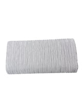 Ruched Satin Envelope Clutch Bag with Detachable Chain Strap