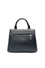 Structured Top Handle Crossbody Bag with Textured Finish