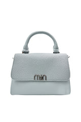 Structured Top Handle Crossbody Bag with Textured Finish