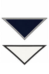 Women’s Striped Border Knitted Triangle Scarf