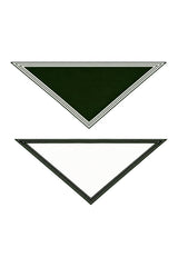 Women’s Striped Border Knitted Triangle Scarf