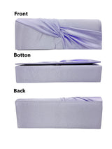 Luxury Satin Twist Knot Evening Clutch Bag with Detachable Chain
