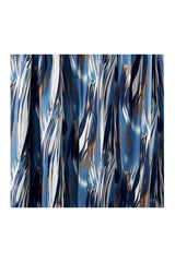 Lightweight Artistic Feather-Inspired Scarf with Fringe Edges