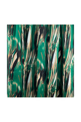 Lightweight Artistic Feather-Inspired Scarf with Fringe Edges