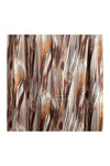 Lightweight Artistic Feather-Inspired Scarf with Fringe Edges