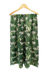 Vintage Floral Print Lightweight Scarf