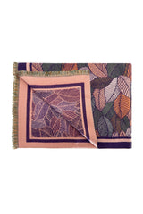 Reversible Leaves Pattern Scarf