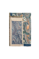 Mandala Pattern Reversible Scarf – Soft Touch, Decorative Fringe