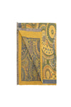 Mandala Pattern Reversible Scarf – Soft Touch, Decorative Fringe