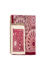 Paisley Pattern Reversible Scarf – Soft Touch, Fringed Edges