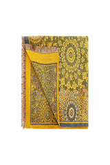 Paisley Pattern Reversible Scarf – Soft Touch, Fringed Edges