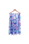 Abstract Circle Print Chiffon Scarf