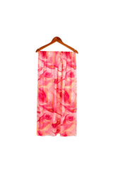 Abstract Watercolour Swirl Print Lightweight Summer Scarf