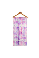 Abstract Watercolour Swirl Print Lightweight Summer Scarf