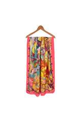 Soft Colourful Vibrant Textured Print Scarf