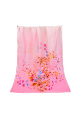 Abstract Lily Floral Print Chiffon Scarf