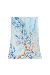 Soft Flowers on Branch Print Chiffon Scarf