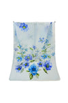 Soft Colourful Floral Bloom Print Chiffon Scarf