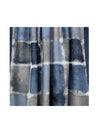 Women’s Abstract Block Print Lightweight Scarf with Fringed Trim