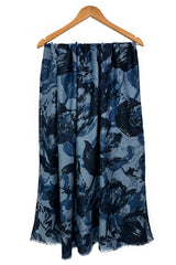 Women’s Abstract Flora Tulip Print Lightweight Scarf