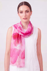 Watercolour Heart Print Scarf