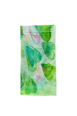 Watercolour Heart Print Scarf