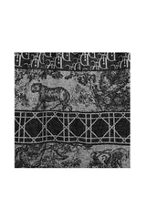 Women’s Heritage Animal & Monogram Print Fringed Scarf